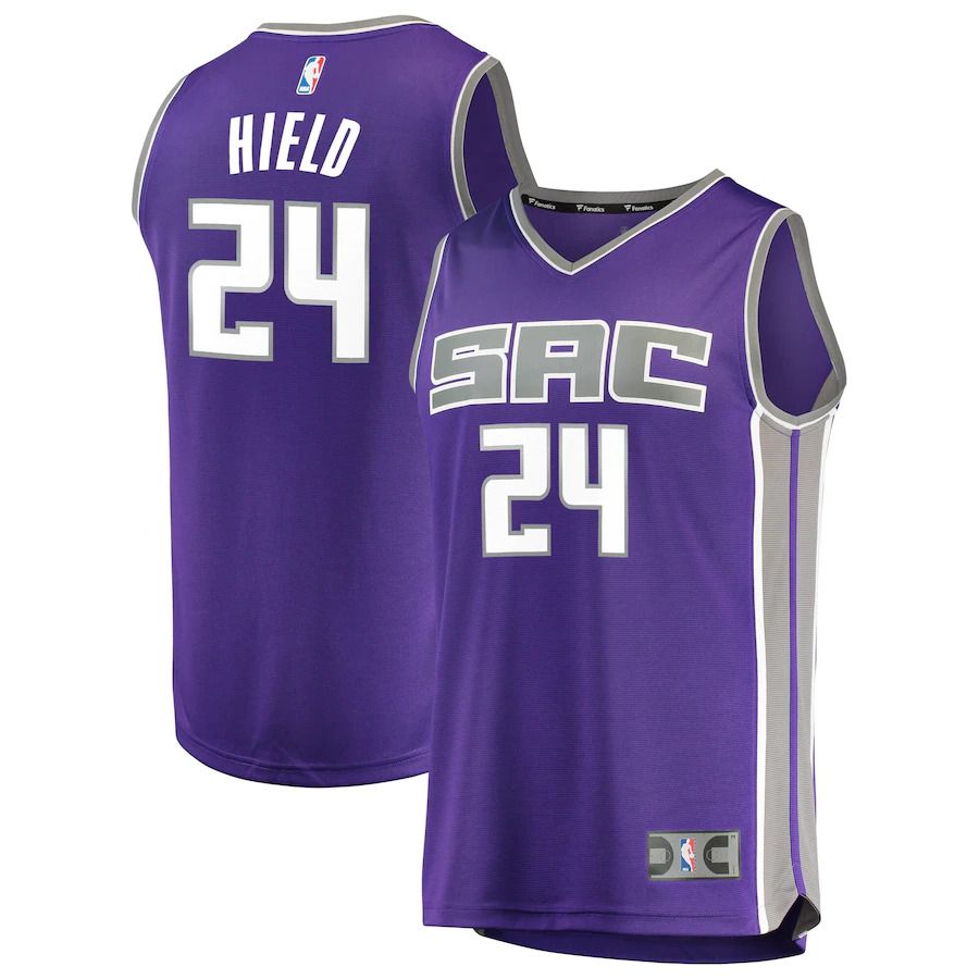 Men Sacramento Kings #24 Buddy Hield Fanatics Branded Purple Fast Break Player NBA Jersey->sacramento kings->NBA Jersey